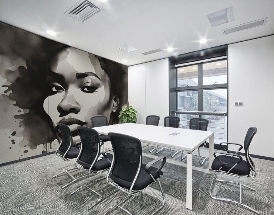 Silhouette of Strength Collection 1 - The Artful Mane 42 Wall Printing