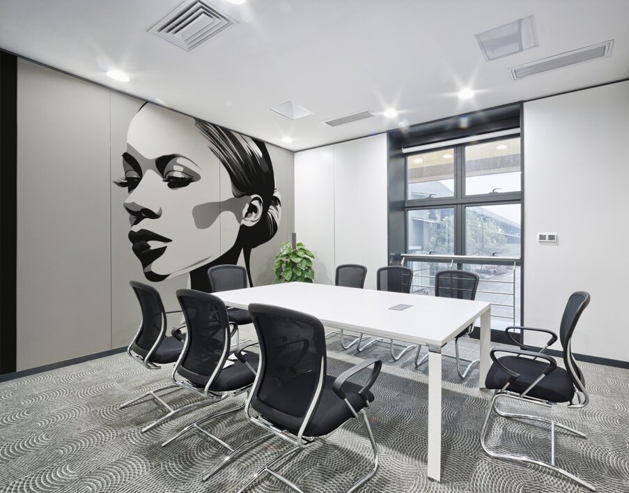 Silhouette of Strength Collection 1 - The Artful Mane 47 Wall Printing