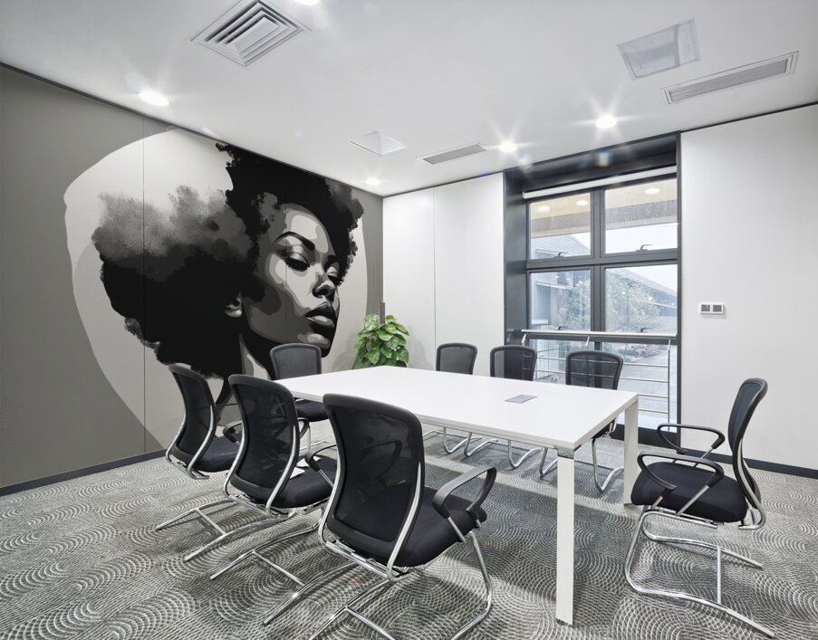 Silhouette of Strength Collection 1 - The Artful Mane 49 Wall Printing