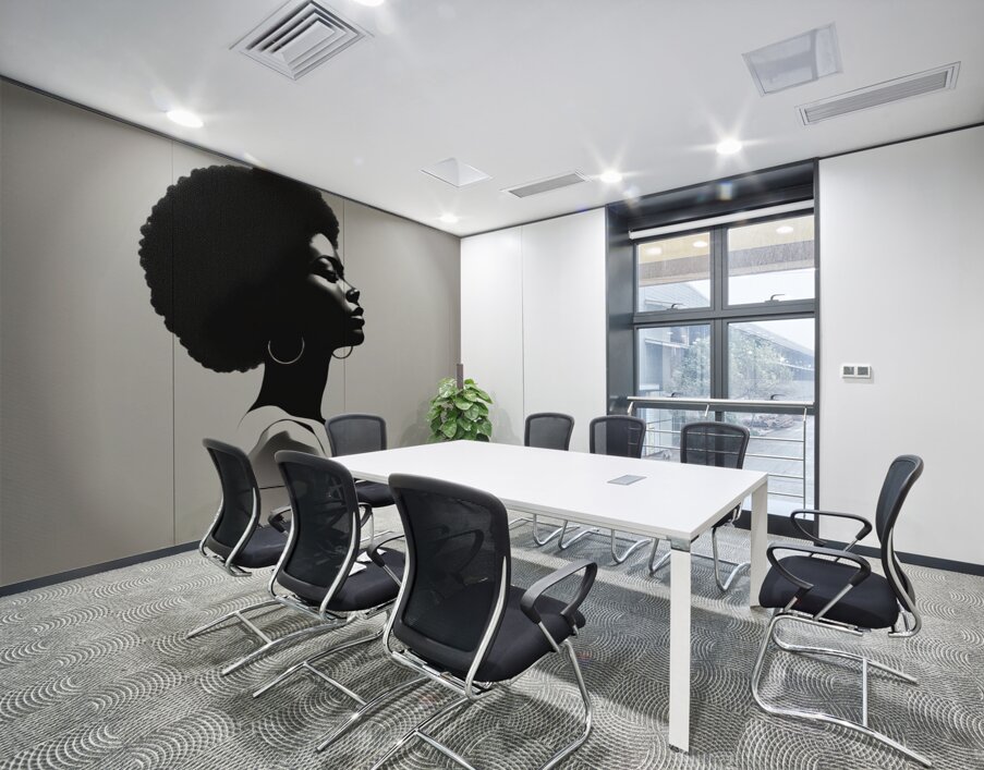 Silhouette of Strength Collection 1 - The Artful Mane 50 Wall Printing