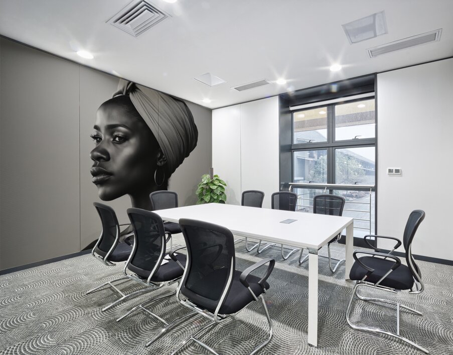 Silhouette of Strength Collection 1 - The Artful Mane 58 Wall Printing