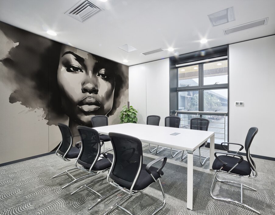 Silhouette of Strength Collection 1 - The Artful Mane 63 Wall Printing