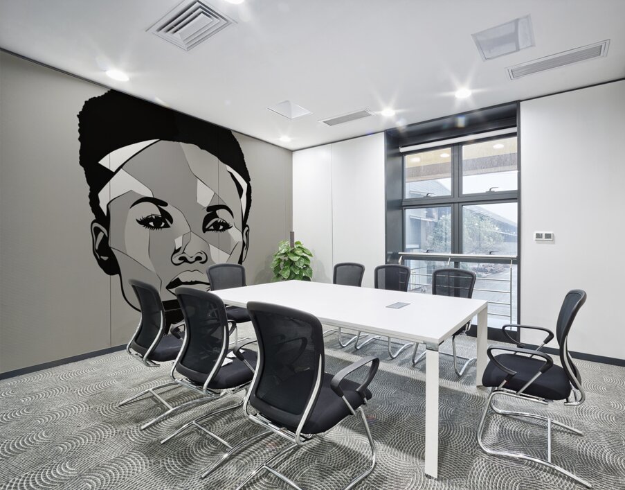 Silhouette of Strength Collection 1 - The Artful Mane 64 Wall Printing