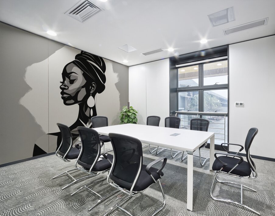 Silhouette of Strength Collection 1 - The Artful Mane 65 Wall Printing