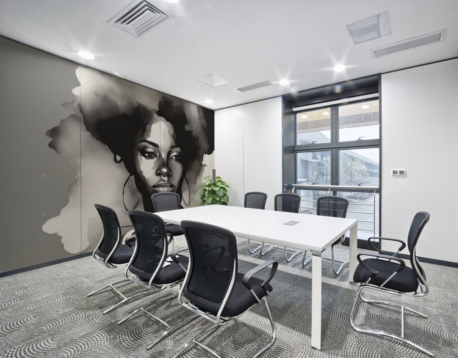 Silhouette of Strength Collection 1 - The Artful Mane 67 Wall Printing