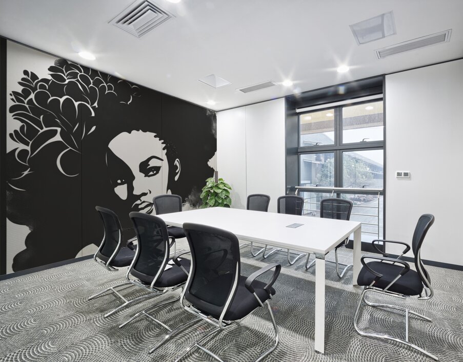 Silhouette of Strength Collection 2 - The Artful Mane 3 Wall Printing