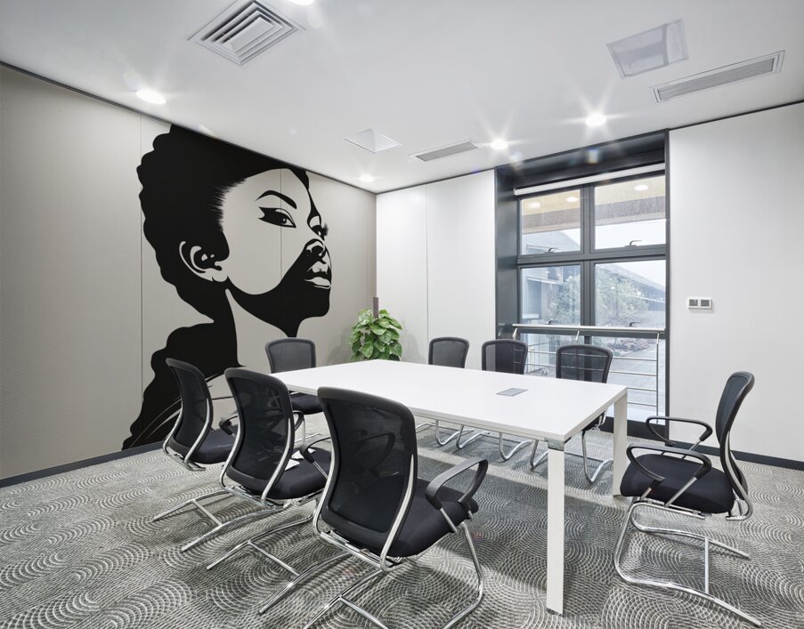 Silhouette of Strength Collection 2 - The Artful Mane 4 Wall Printing