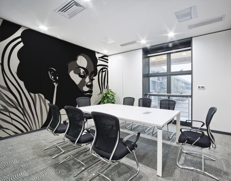 Silhouette of Strength Collection 2 - The Artful Mane 7 Wall Printing