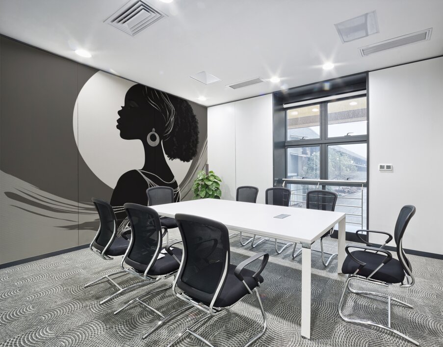 Silhouette of Strength Collection 2 - The Artful Mane 8 Wall Printing