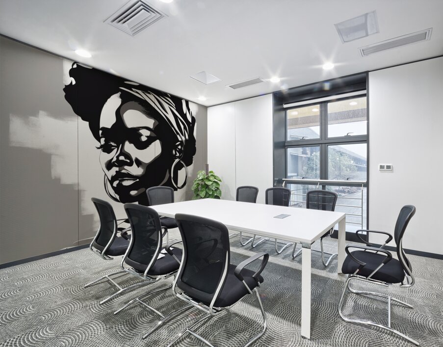 Silhouette of Strength Collection 2 - The Artful Mane 14 Wall Printing