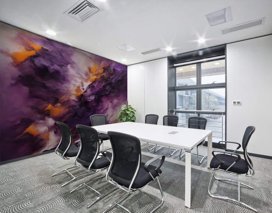 The Purle Aurora 3 Wall Printing