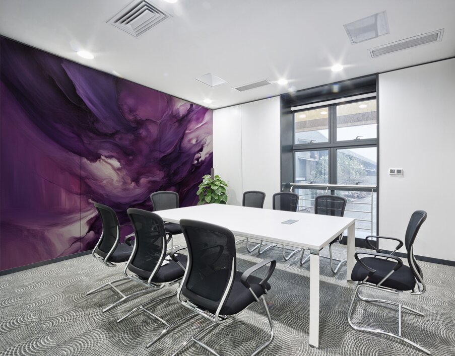 The Purle Aurora 4 Wall Printing