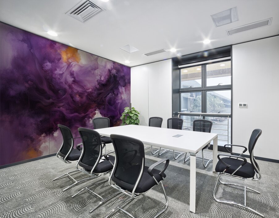 The Purle Aurora 11 Wall Printing