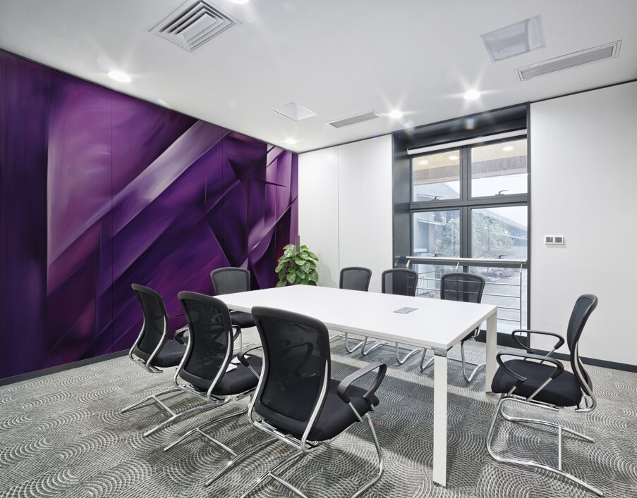 The Purle Aurora 12 Wall Printing