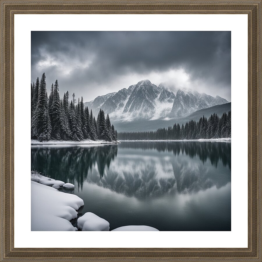 Winter Wonderland & Christmas Celebration 42 Picture Frame print