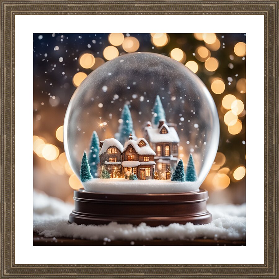 Winter Wonderland & Christmas Celebration 44 Picture Frame print