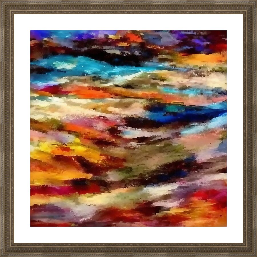 Faith. Abstract.  Picture Frame print