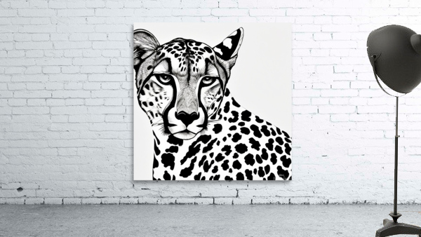 Alert. Line Art. Wall Preview