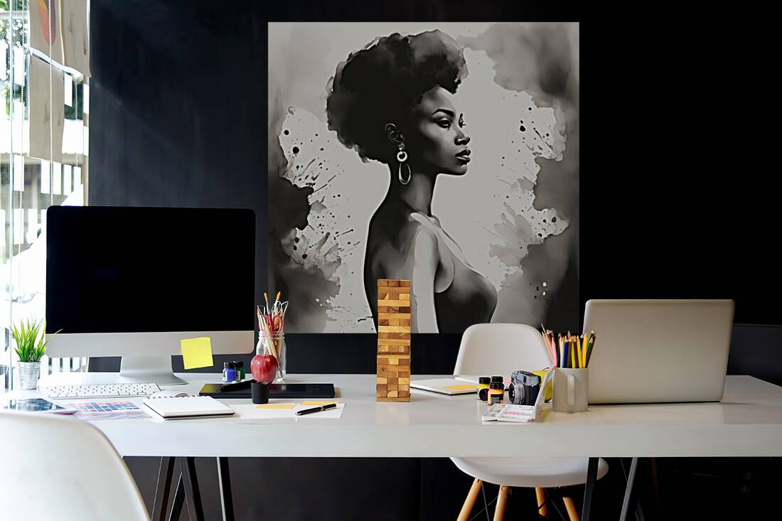 Silhouette of Strength Collection 1 - The Artful Mane 32 Reproduction