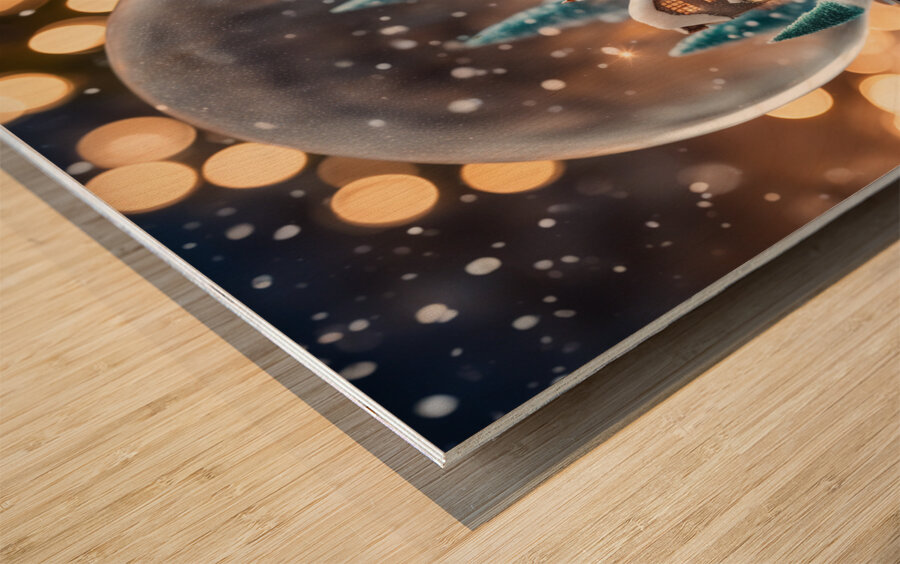 Winter Wonderland & Christmas Celebration 44 Wood print