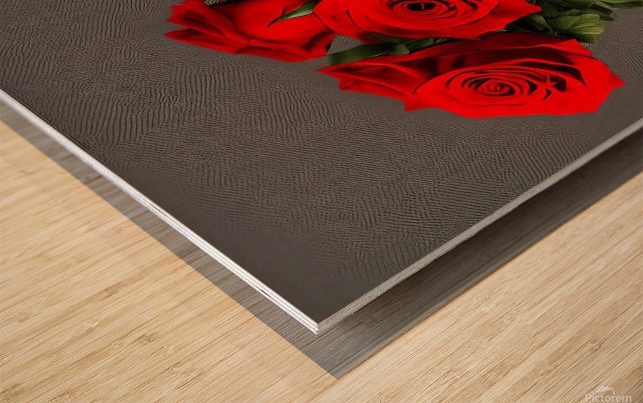 Vase of Intentions Wood print