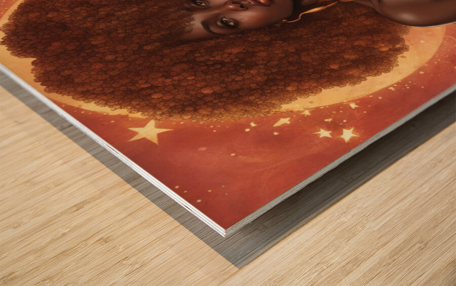 Melanin Magic  3 Wood print