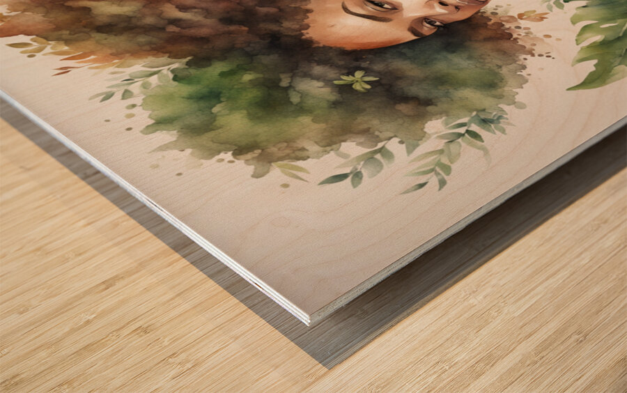 Melanin Magic  13 Wood print