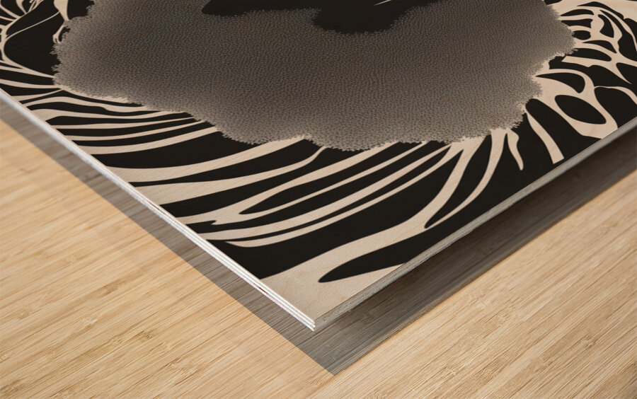 Silhouette of Strength Collection 1 - The Artful Mane 8 Wood print