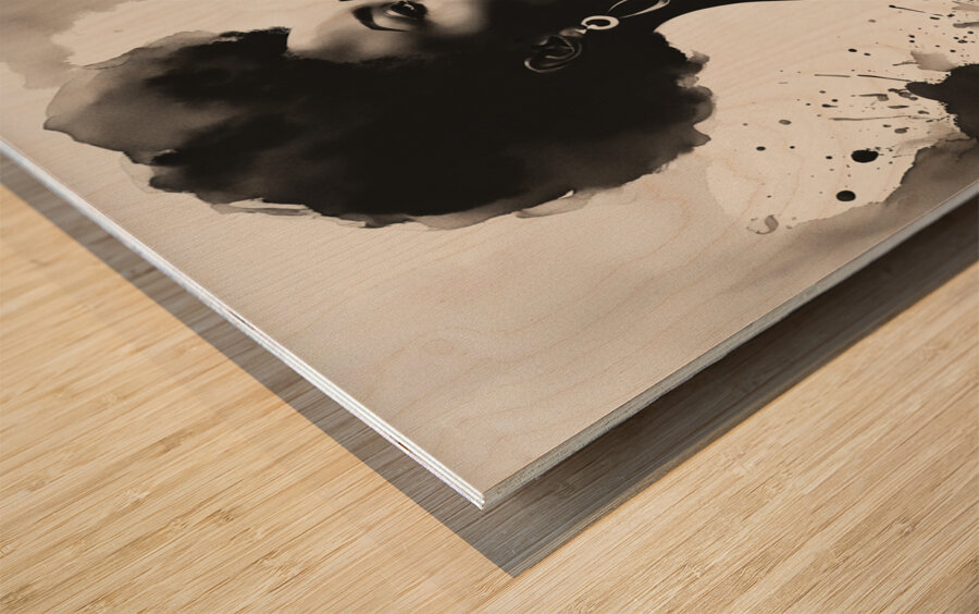 Silhouette of Strength Collection 1 - The Artful Mane 32 Wood print